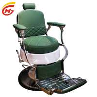 Antique barber shop furniture vintage styling chair with hydraulic reclining barber chair for hairdressing