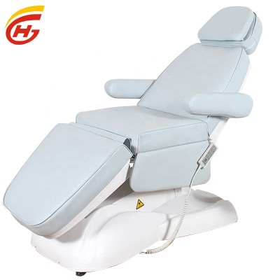 Simple shape three motors hot sale cheap beauty salon massage bed facial bed