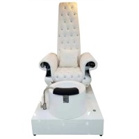 Luxury high back king's pedicure chair queen's  manicure chair with foot massage factory wholesale