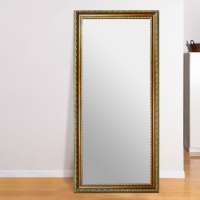 large big modern full length mirror wooden luxurious salon price mirror station hallway  wall